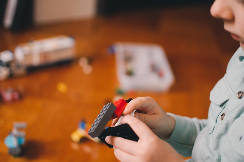 Children learning through nursery activities