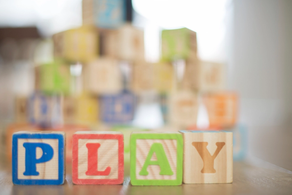 Children taking part in a supervised early years learning activity